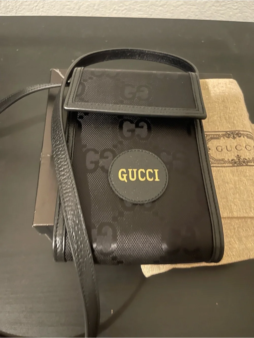 Gucci Off the Grid mini bag, fits iphone promax, comes with dust bag and box!